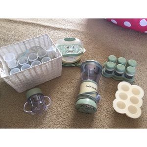 Baby bullet and steamer set